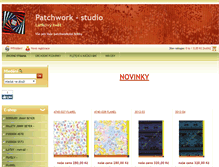 Tablet Screenshot of patchwork-studio.cz
